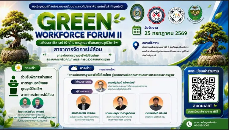 วงการไม้ล้อมไทย ห้ามพลาดงานนี้ การผนึกกำลังครั้งสำคัญของ 3 สถาบันหลัก